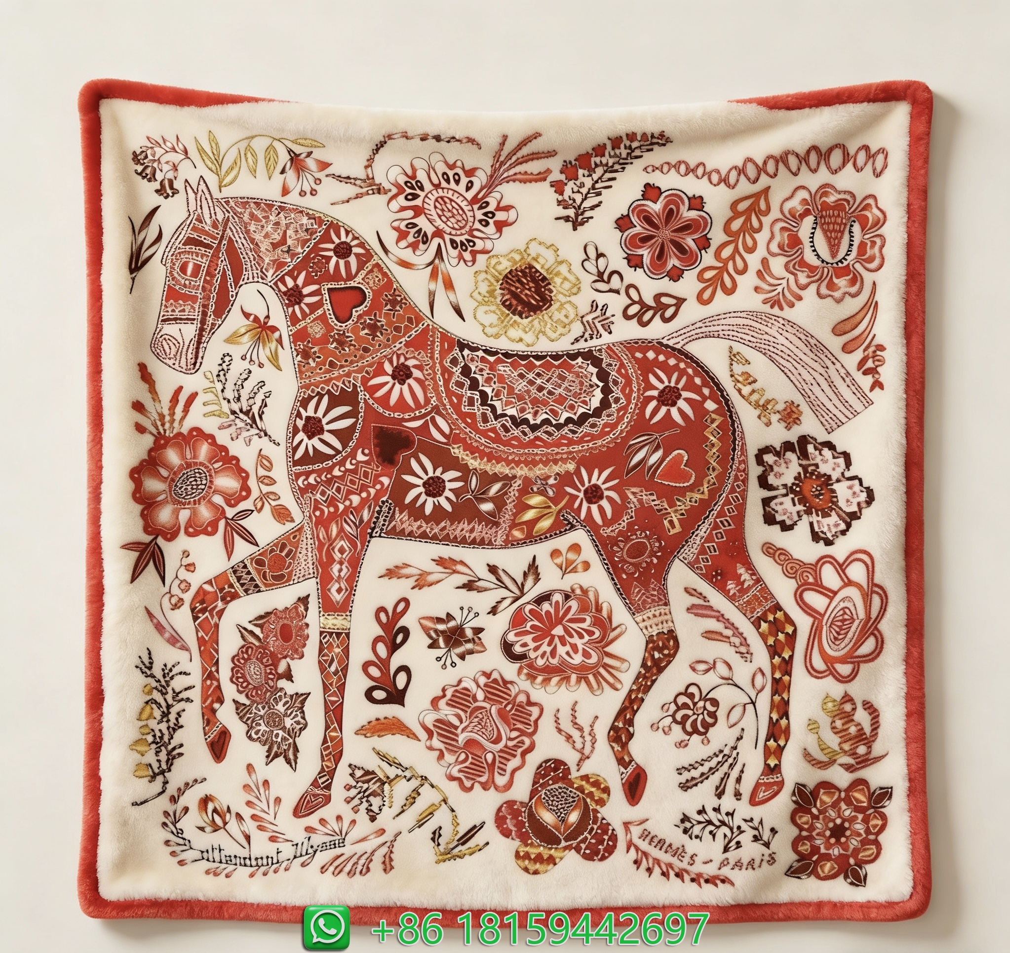 Hermes Throw Blankets